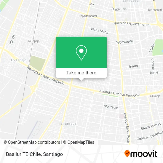 Basilur TE Chile map