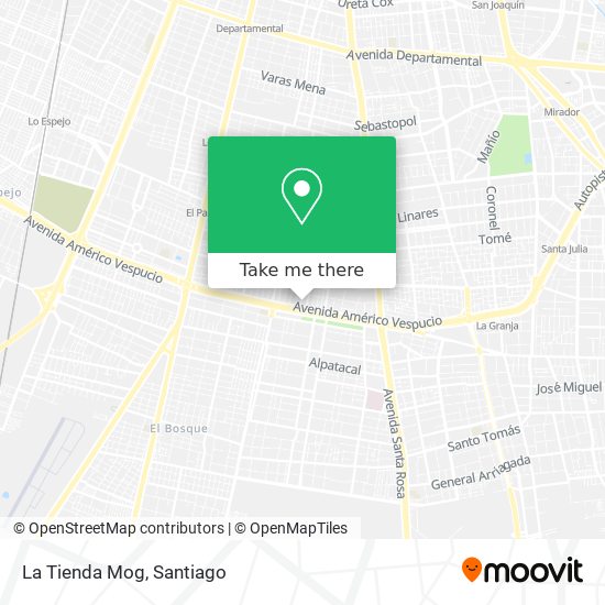 Mapa de La Tienda Mog