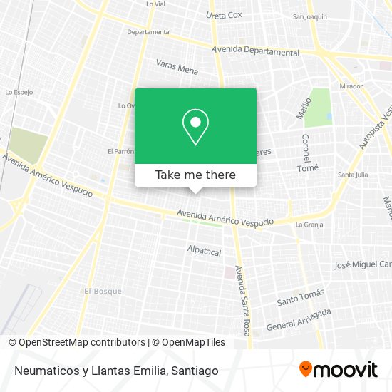 Neumaticos y Llantas Emilia map