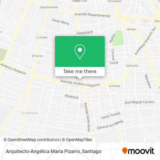 Arquitecto-Angélica María Pizarro map