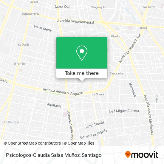 Psicologos-Claudia Salas Muñoz map