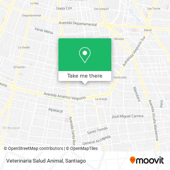 Veterinaria Salud Animal map