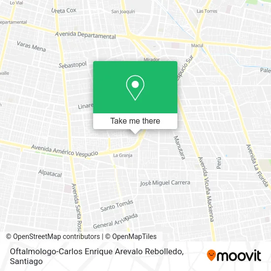 Oftalmologo-Carlos Enrique Arevalo Rebolledo map