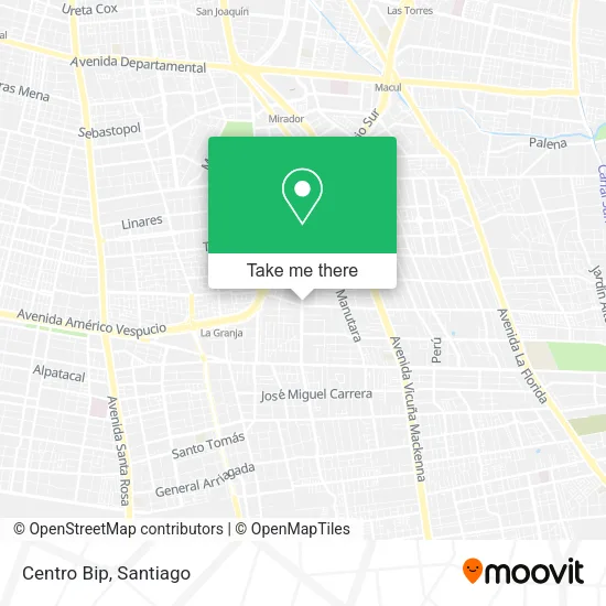 Centro Bip map
