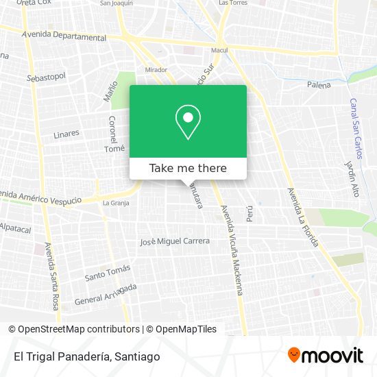 El Trigal Panadería map