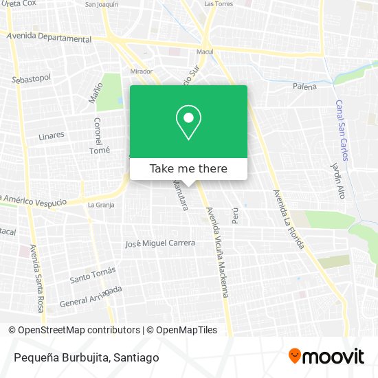 Pequeña Burbujita map