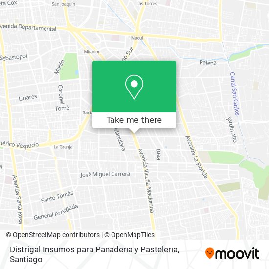 Distrigal Insumos para Panadería y Pastelería map