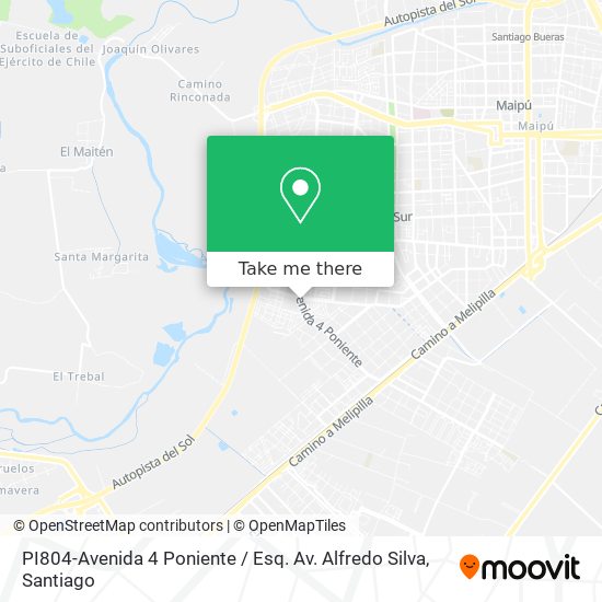 PI804-Avenida 4 Poniente / Esq. Av. Alfredo Silva map