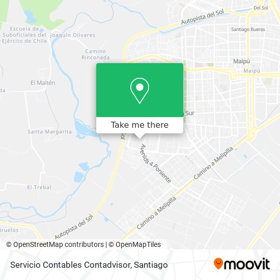 Mapa de Servicio Contables Contadvisor