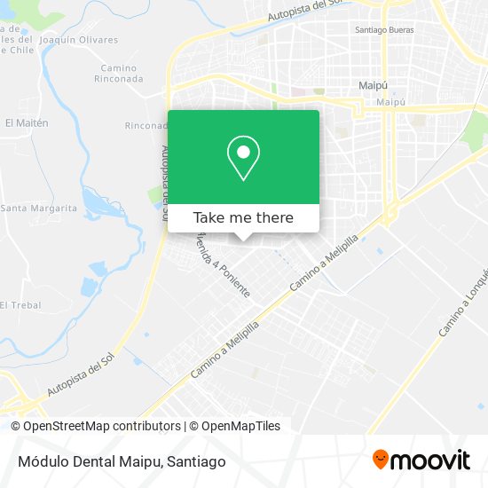 Módulo Dental Maipu map