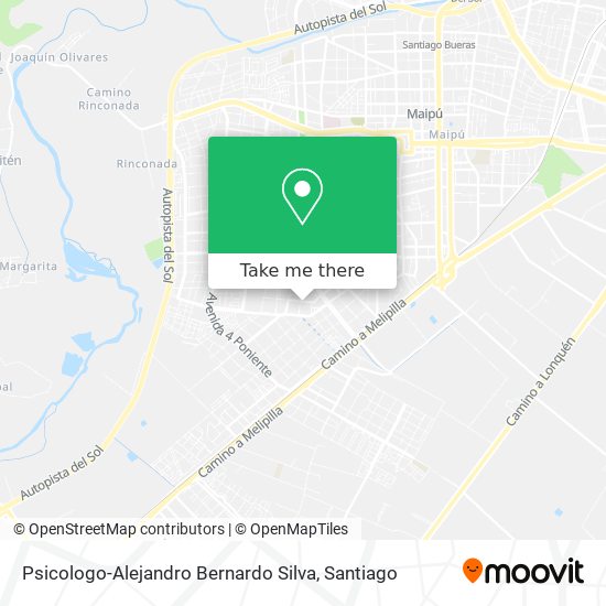 Psicologo-Alejandro Bernardo Silva map