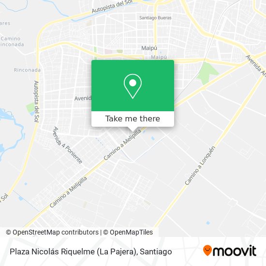 Mapa de Plaza Nicolás Riquelme (La Pajera)