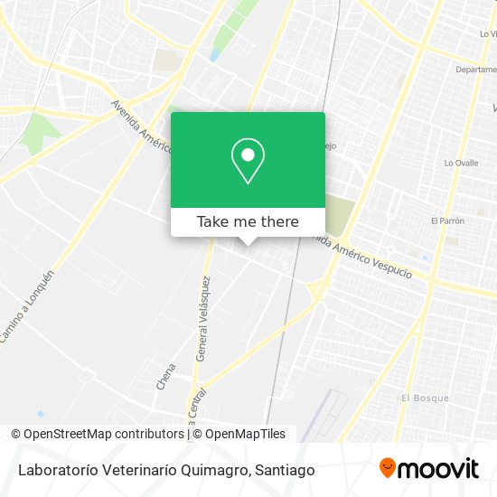 Laboratorío Veterinarío Quimagro map