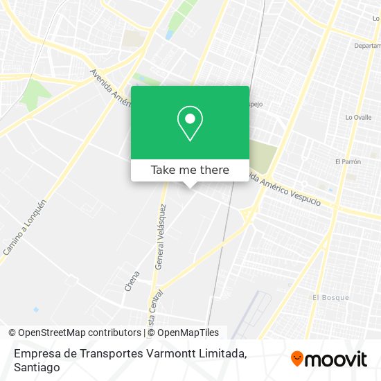 Empresa de Transportes Varmontt Limitada map