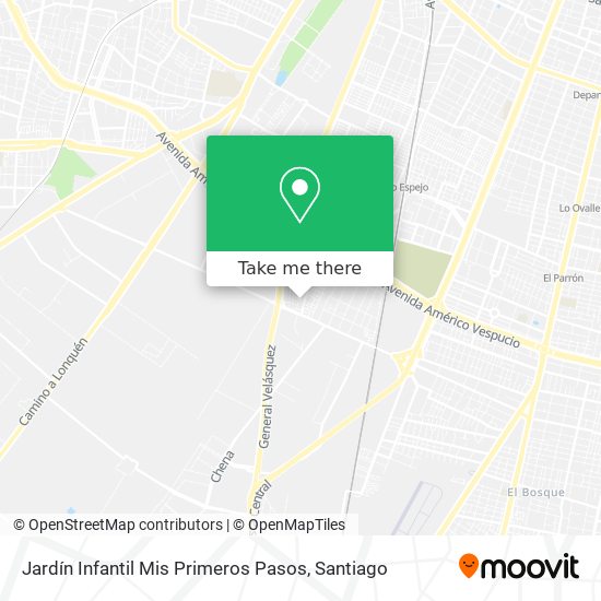 Jardín Infantil Mis Primeros Pasos map