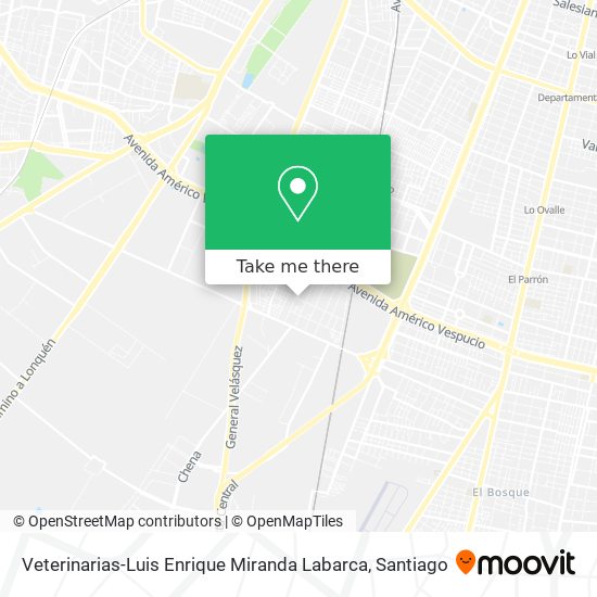 Veterinarias-Luis Enrique Miranda Labarca map