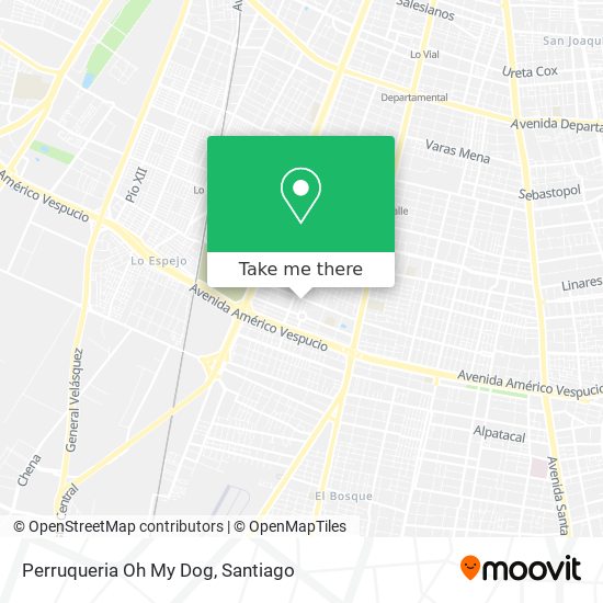 Perruqueria Oh My Dog map