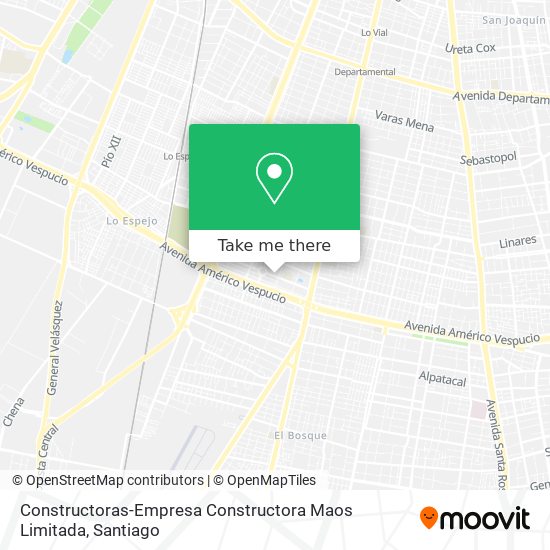 Mapa de Constructoras-Empresa Constructora Maos Limitada