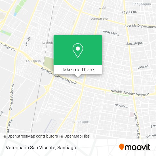 Mapa de Veterinaria San Vicente