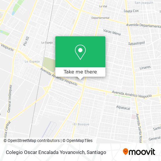 Mapa de Colegio Oscar Encalada Yovanovich