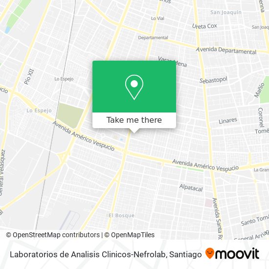 Laboratorios de Analisis Clinicos-Nefrolab map