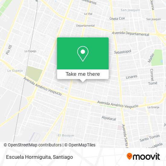 Escuela Hormiguita map