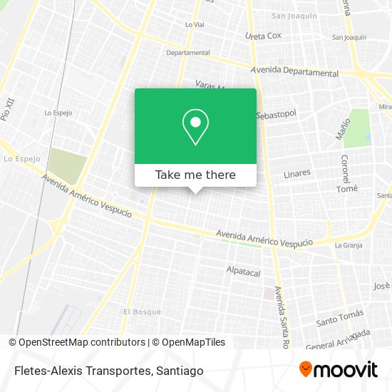 Mapa de Fletes-Alexis Transportes