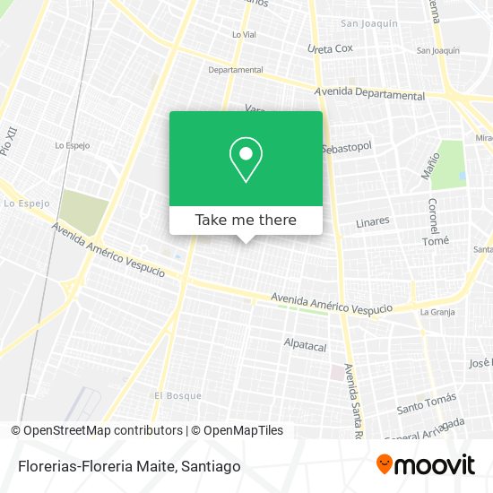Mapa de Florerias-Floreria Maite