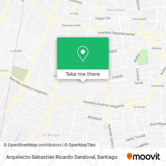 Arquitecto-Sebastián Ricardo Sandoval map