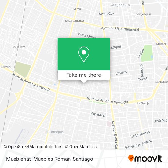 Mueblerias-Muebles Roman map