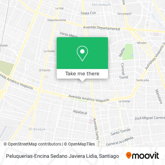 Mapa de Peluquerias-Encina Sedano Javiera Lidia