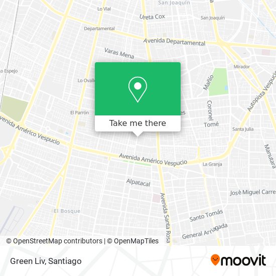 Green Liv map