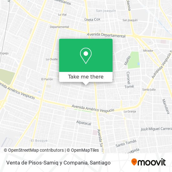 Mapa de Venta de Pisos-Samiq y Compania