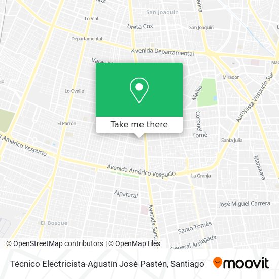 Técnico Electricista-Agustín José Pastén map