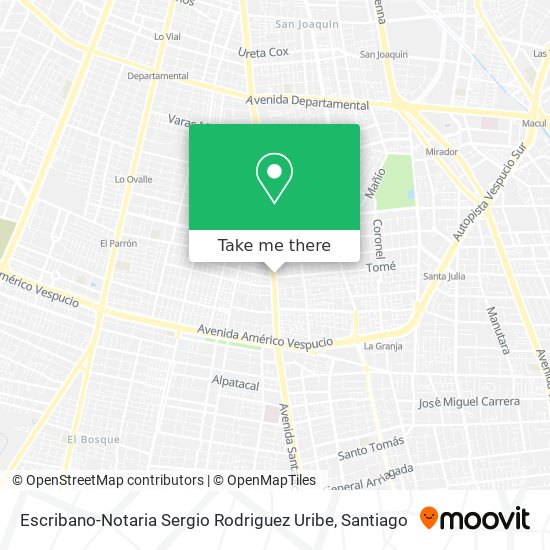 Escribano-Notaria Sergio Rodriguez Uribe map