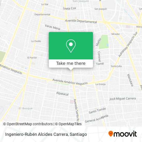Ingeniero-Rubén Alcides Carrera map