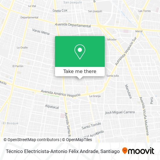 Técnico Electricista-Antonio Félix Andrade map