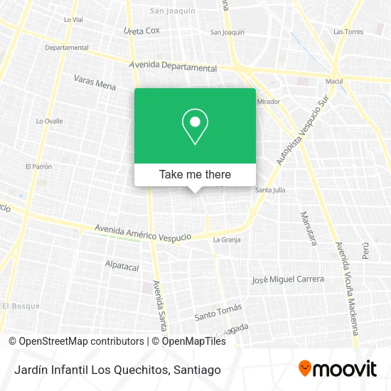 Jardín Infantil Los Quechitos map