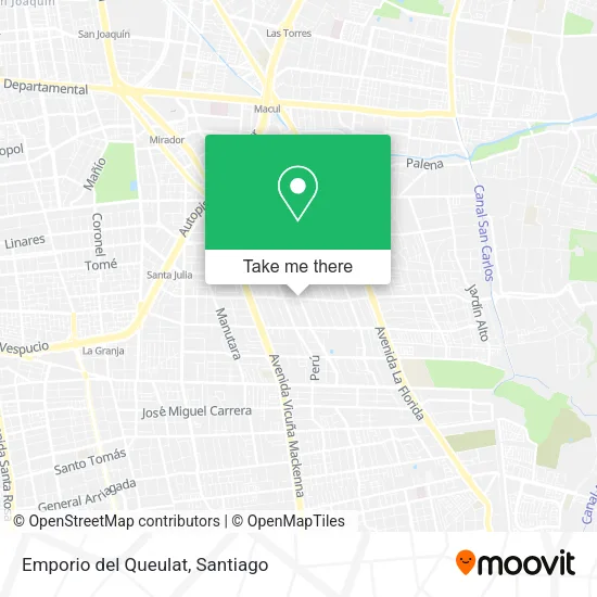Emporio del Queulat map