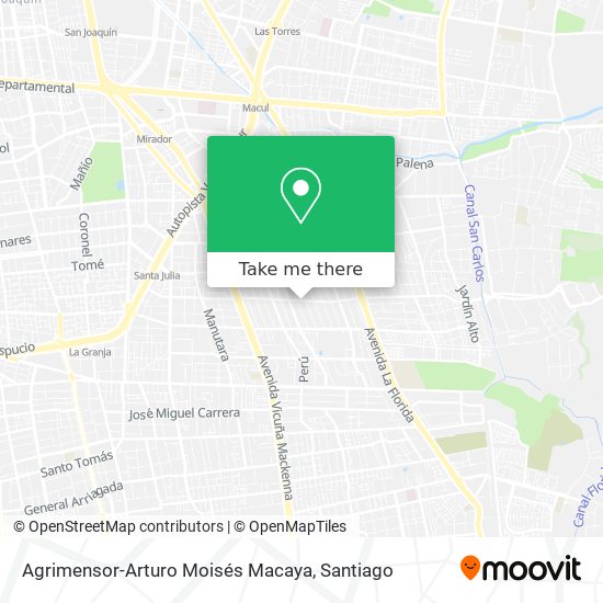 Mapa de Agrimensor-Arturo Moisés Macaya