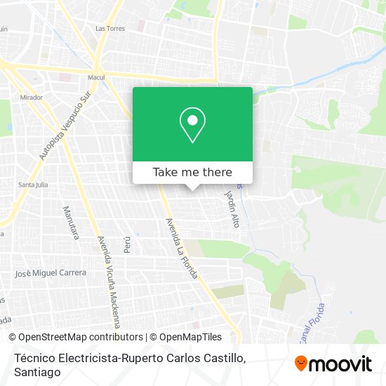 Técnico Electricista-Ruperto Carlos Castillo map