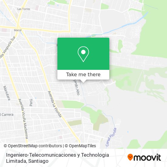 Ingeniero-Telecomunicaciones y Technologia Limitada map