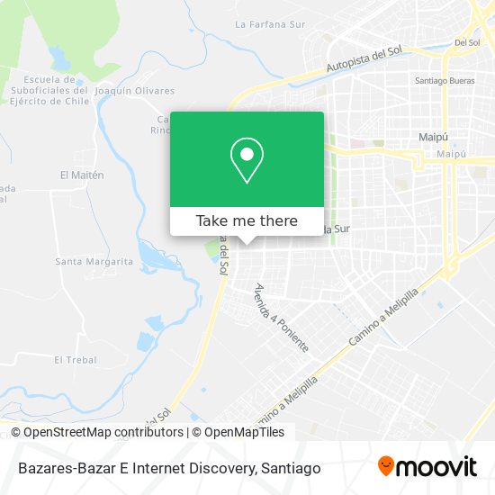 Mapa de Bazares-Bazar E Internet Discovery