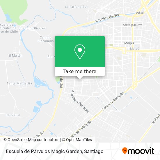 Escuela de Párvulos Magic Garden map
