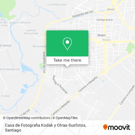 Mapa de Casa de Fotografia Kodak y Otras-Susfotos
