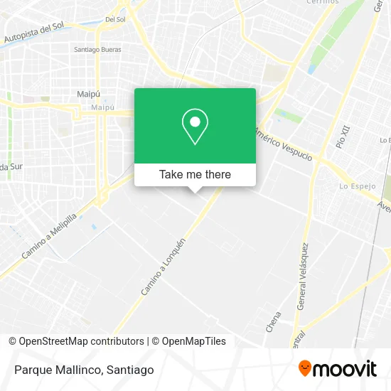 Parque Mallinco map