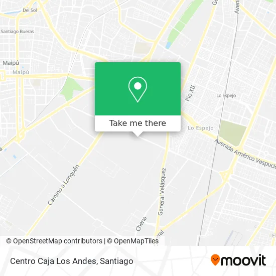 Centro Caja Los Andes map