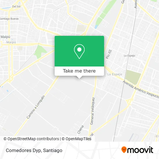 Comedores Dyp map