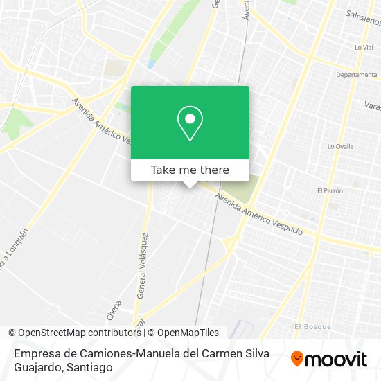 Empresa de Camiones-Manuela del Carmen Silva Guajardo map