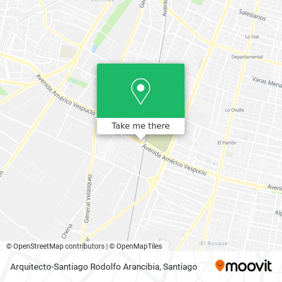 Arquitecto-Santiago Rodolfo Arancibia map